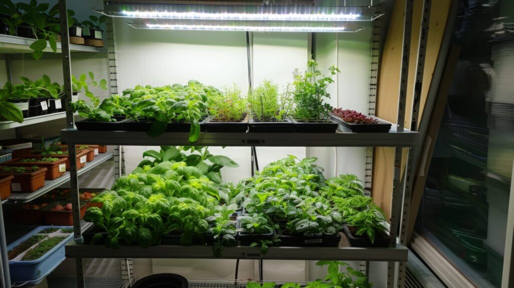 growing your own food indoors

